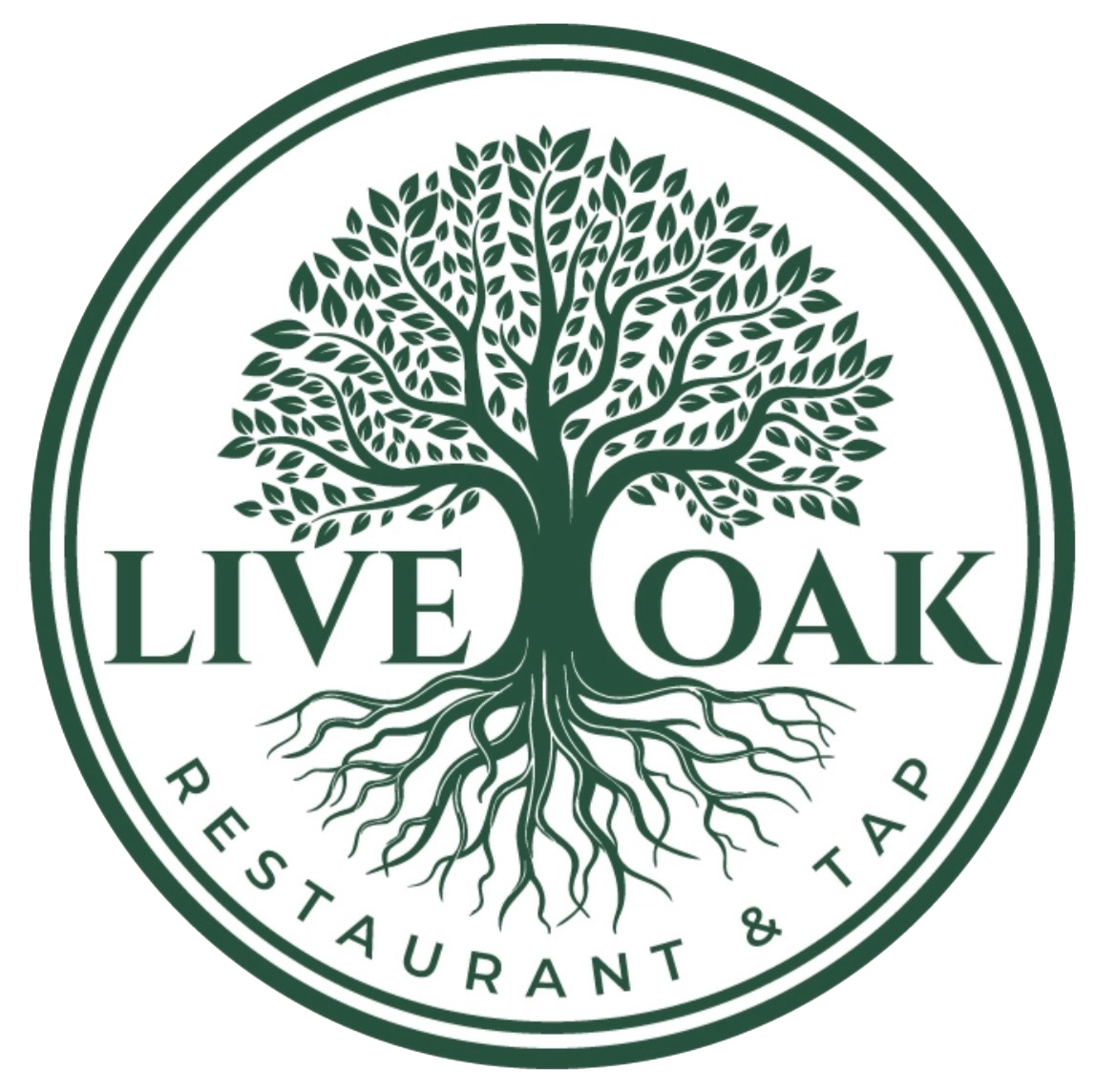 Live Oak Restaurant & Tap logo
